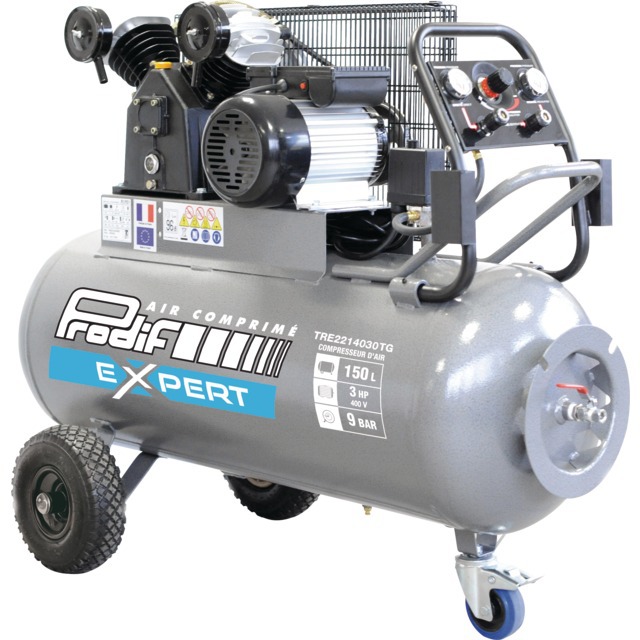 Compresseur A AIR 150 Litres 3CV Triphase 23M3 référence fournisseur 1940029
